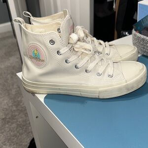 Primark White High-Top Sneakers